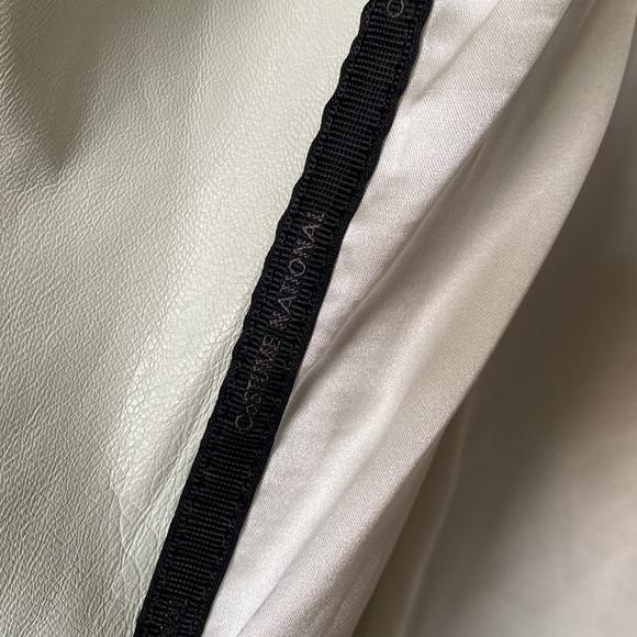 NWT Costume National Genuine Leather Trench Rain Coat Jacket, EU40 or US4 - Picture 11 of 13